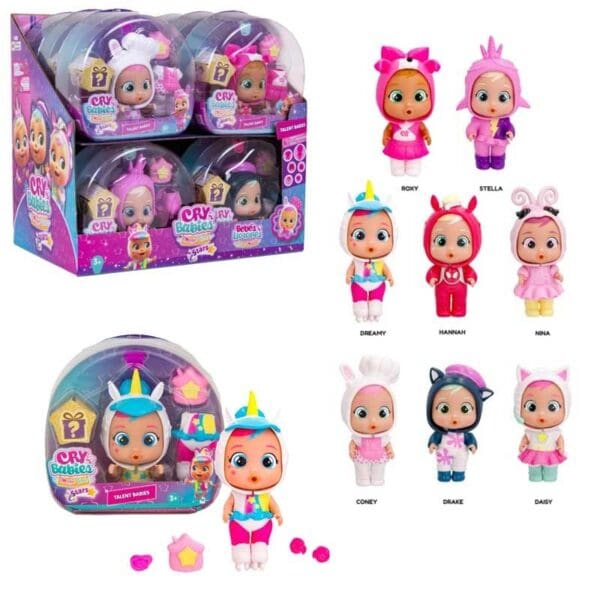 Cry Babies Magic Tears Stars Talent Babies Piange Lacrime Vere, IMC Toys