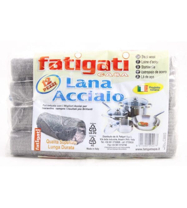 FATIGATI LANA ACCIAIO 12 PEZZI