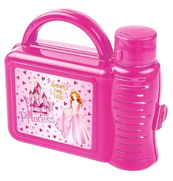 PORTAPRANZO con borraccia SCUOLA BAMBINA