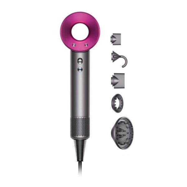 ASCIUGACAPELLI  PROFESSIONALE CON 5 ACCESSORI Tecnologia ionica innovativa