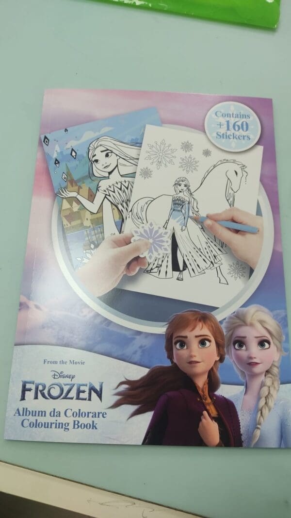 Album da colorare Frozen Con 160 stickers
