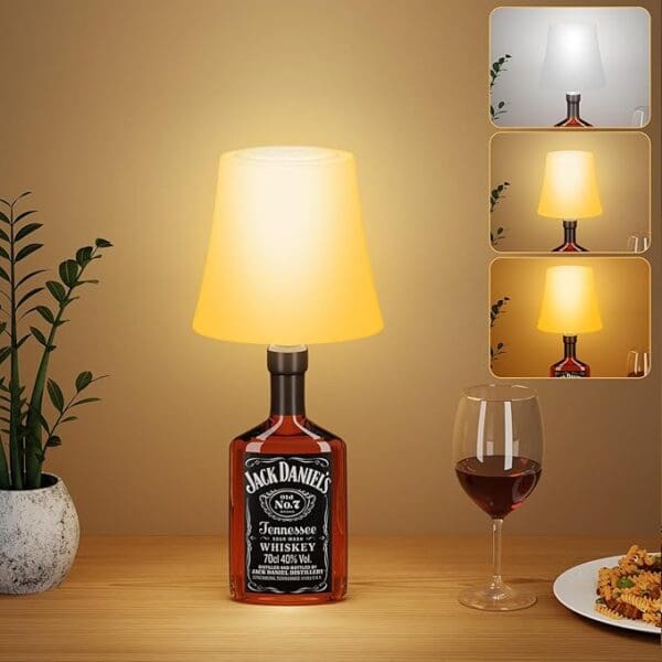 Lampada da Tavolo a bottiglia LED 3 temperature di colore bianco caldo bianco neutro bianco freddoo