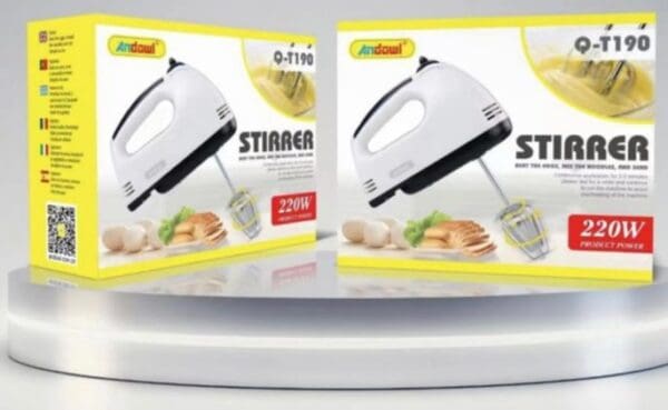 Frullatore a Immersione a 7 velocità ANDOWL Q-T190 220W