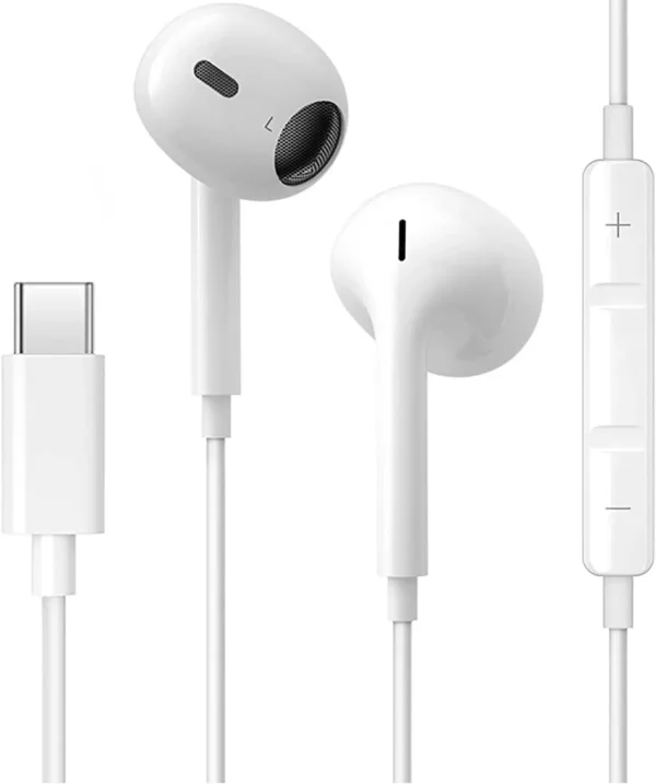 Cuffie USB C, Tipo C, Auricolari Stereo Hi-Fi Con Cavo,Con Microfono E Controllo Del Volume per Iphone 15/16, Ipad Pro, Samsung Galaxy S20 S21 S22 S23/Ultra Note