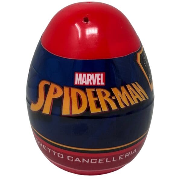 MINI UOVO CON SORPRESA SPIDERMAN MARVEL 7 x 7 x 10 cm 3 pastelli  1 foglio da colorare