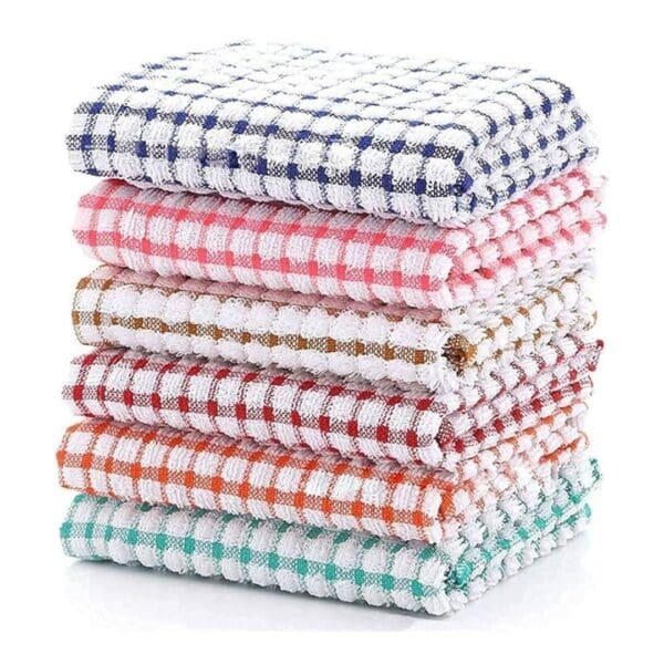Set di 6 strofinacci di spugna