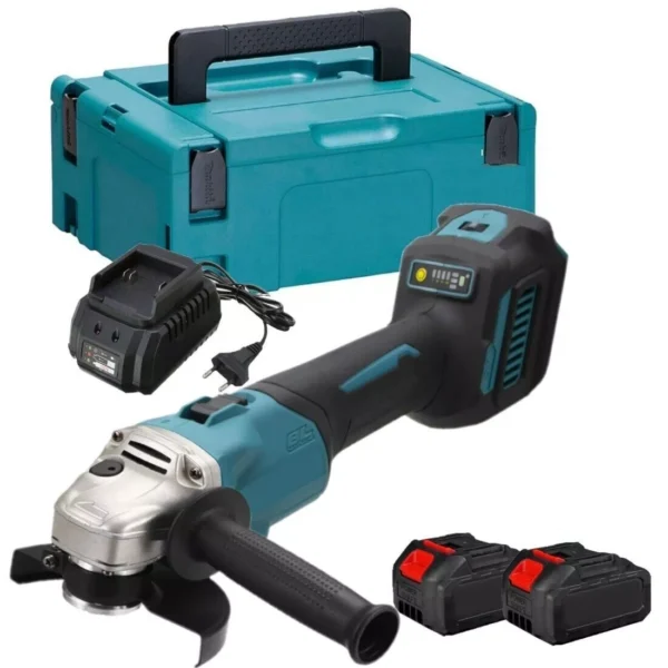 Smerigliatrice angolare a doppia batteria flex 100/125mm 88V 6Ah 8500RPM