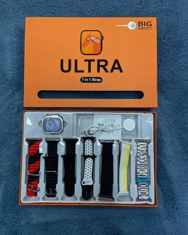 7 cinturini per orologi nuovo orologio 10 Ultra 3 Smartwatch 2.2HD Amoled schermo circolare monitoraggio ECG ricarica Wireless Reloj inteligente