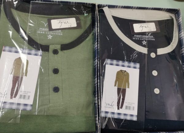 Pigiama UOMO Primaverile Autunno leggero manica lunga vari modelli