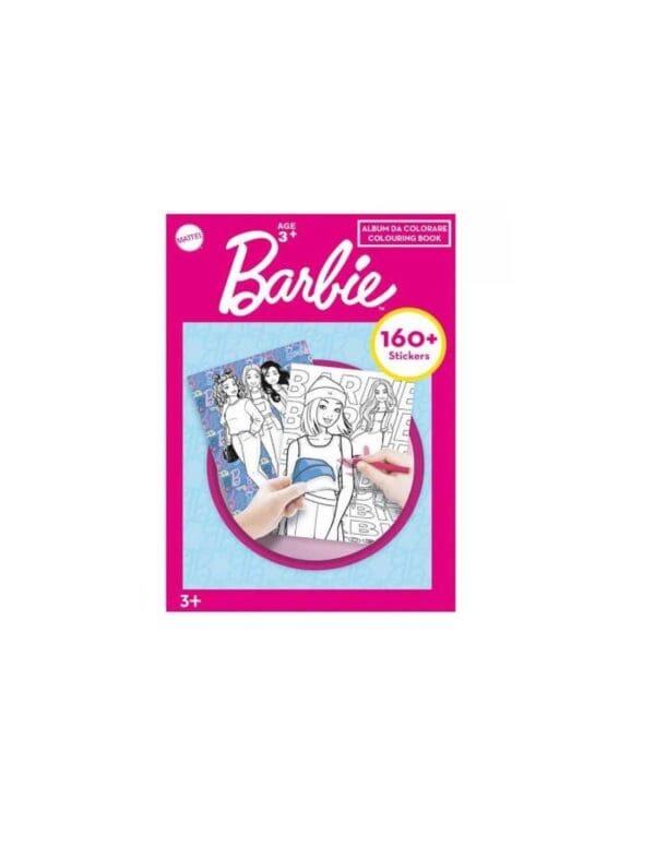 Album da colorare Barbie con 160 stickers