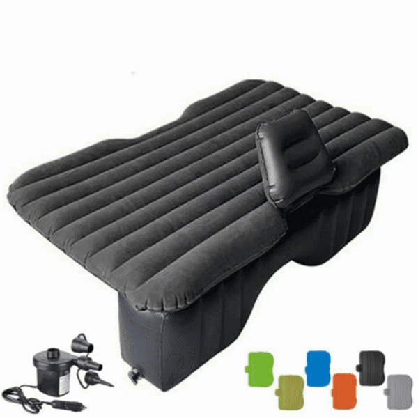 MATERASSO LETTO GONFIABILE PER AUTO SEDILE POSTERIORE MACCHINA CON POMPA