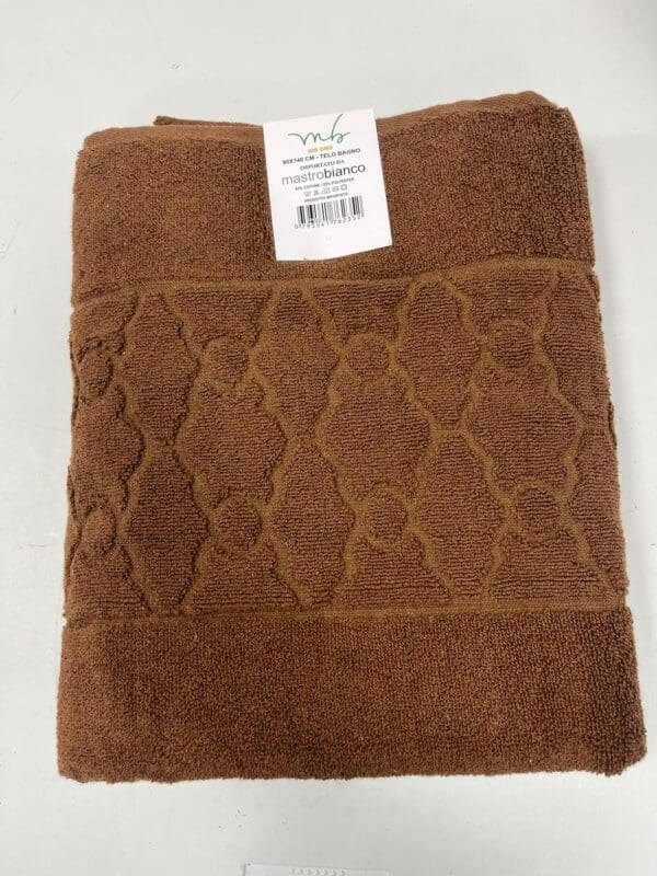 asciugamano 90x140 marrone