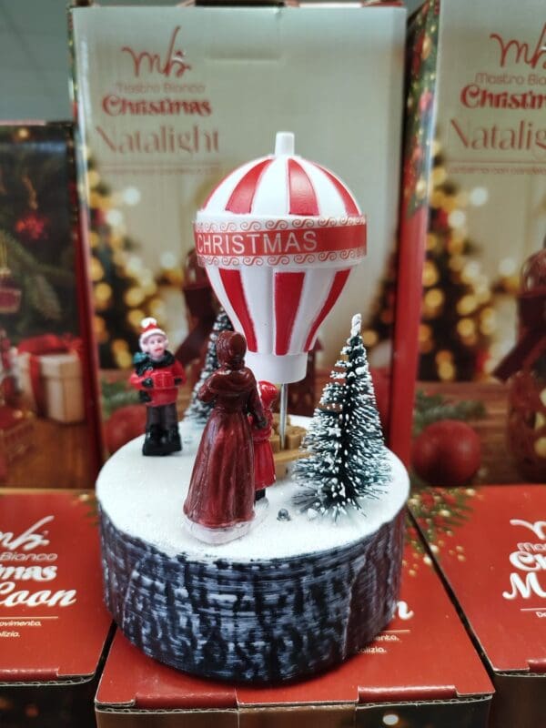 Mastro Bianco – Carillon giostrina natale (Mongolfiera Natalizia)