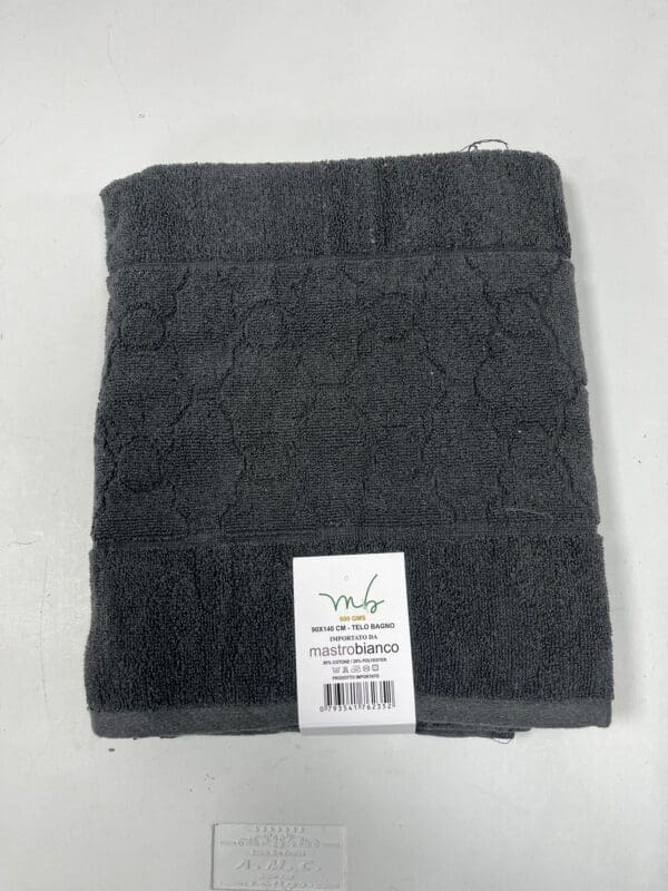 asciugamano 90x140 grigio