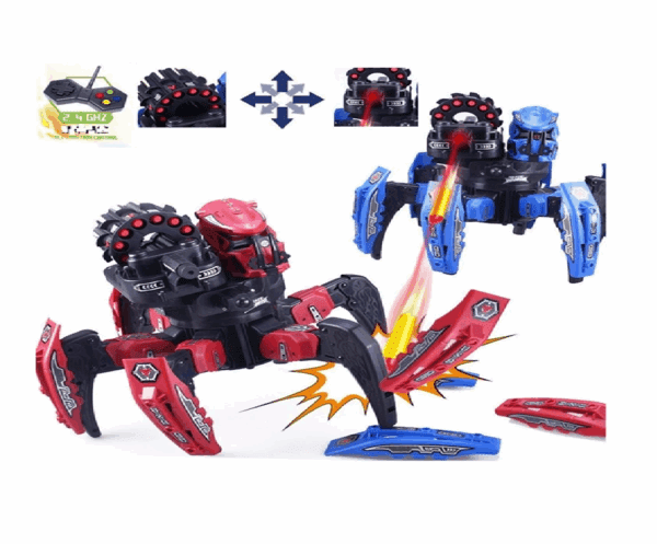 RAGNO SPAZIALE ROBOT GIOCATTOLO TELECOMANDATO WIRELESS