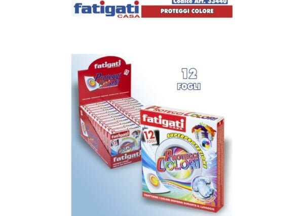 PROTEGGI COLORI FATIGATI 5 AZIONI 12 FOGLI