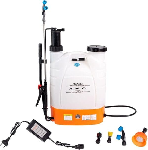 AMC Pompa a Spalla 16 L , Nebulizzatore a Pressione elettrico e manuale