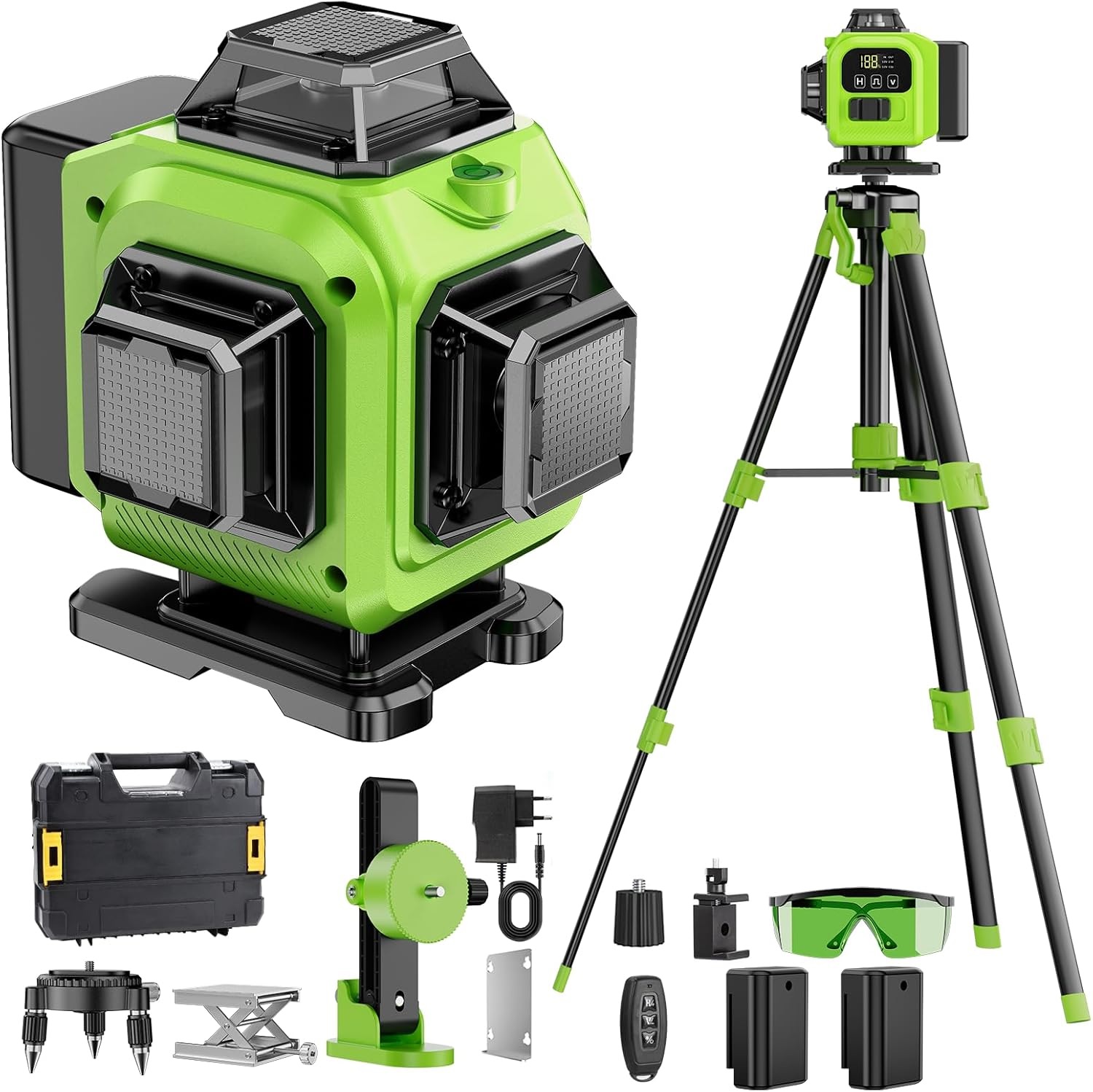 Livella Laser 4D 16 Linee 360° – Laser Verde Alta Precisione