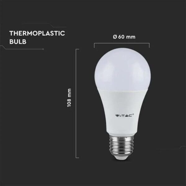 💡 V-Tac LED – Lampadina E27 8.5W  806 lm LUCE FREDDA