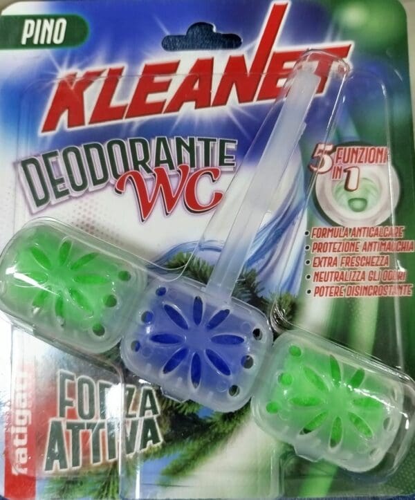 FATIGATI DEODORANTE WC KLEANET 5 IN 1 FORZA ATTIVA PINO