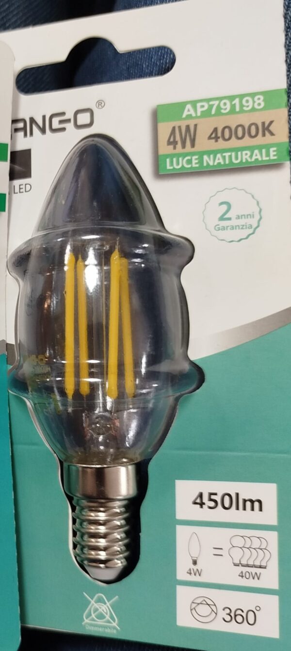 💡 ARRANC-O LED – Lampadina E14 4W  450 lm luce naturale