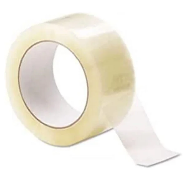 ROTOLO NASTRO ADESIVO 60 MT IMBALLO PACCHI RESISTENTE TRASPARENTE CHIARO