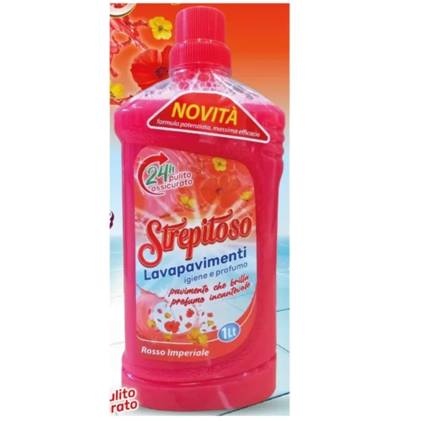 fatigati lavapavimenti strepitoso rosso imperiale 1L