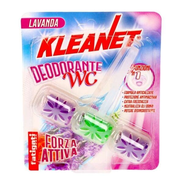 FATIGATI DEODORANTE WC KLEANET 5 IN 1 FORZA ATTIVA LAVANDA