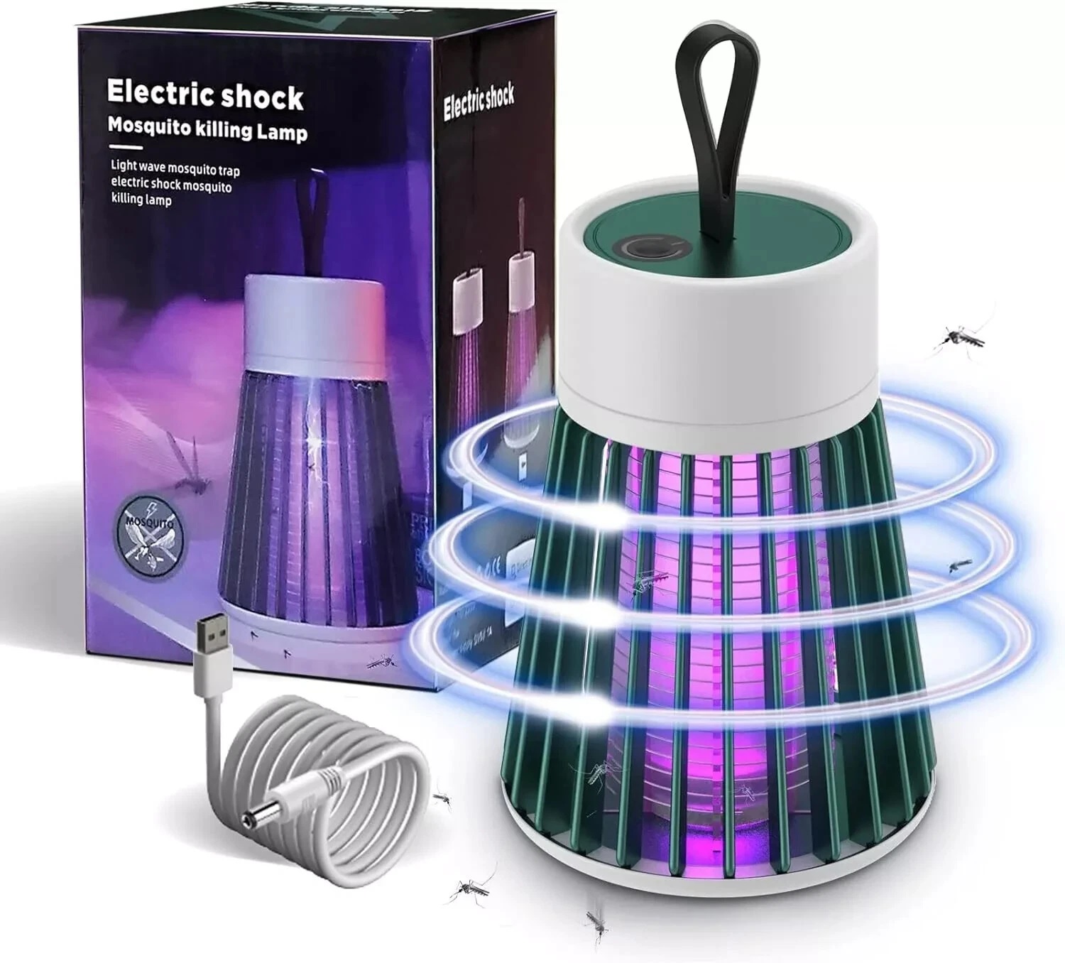 🦟 Lampada Antizanzare Elettronica USB – Ecologica, Silenziosa
