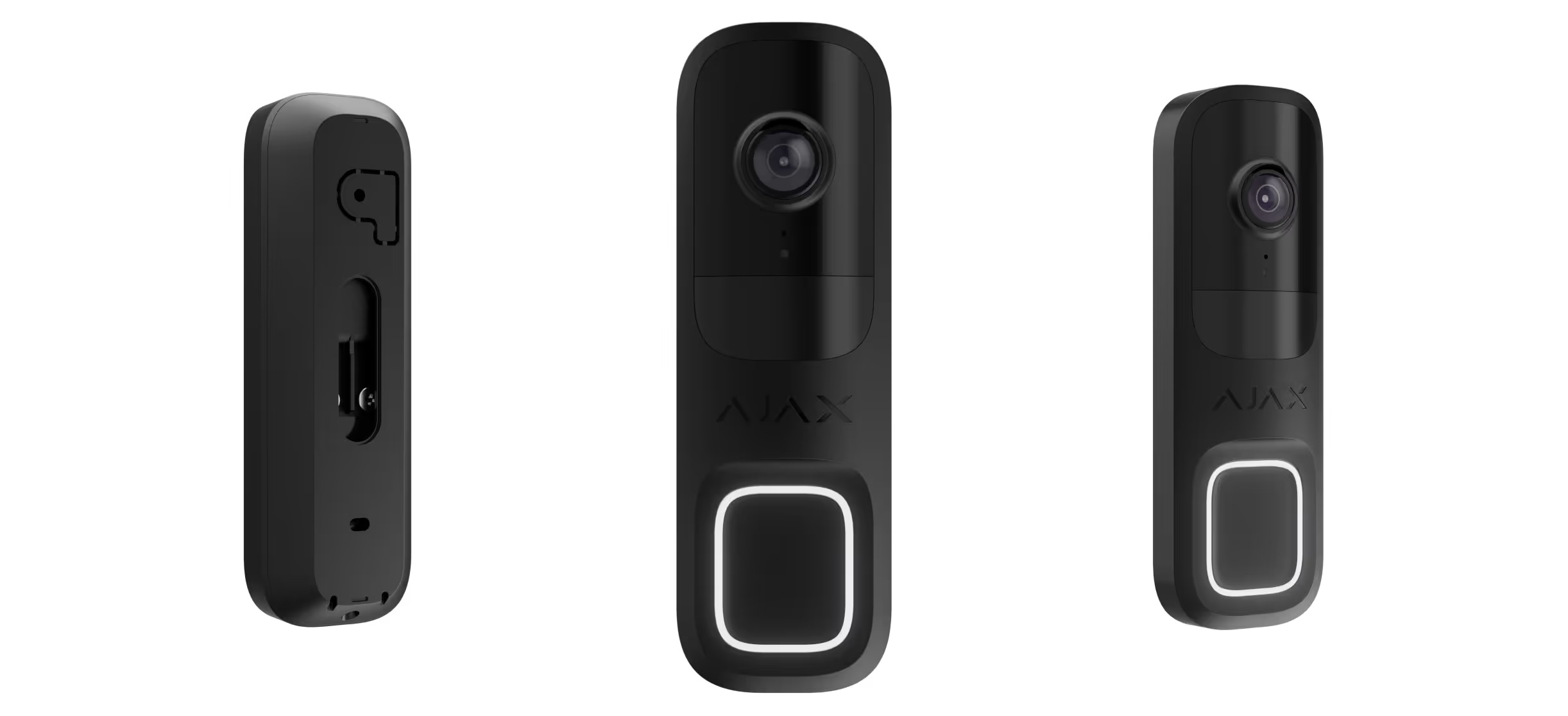 Ajax DoorBell – Campanello Video Intelligente con IA (Nero)