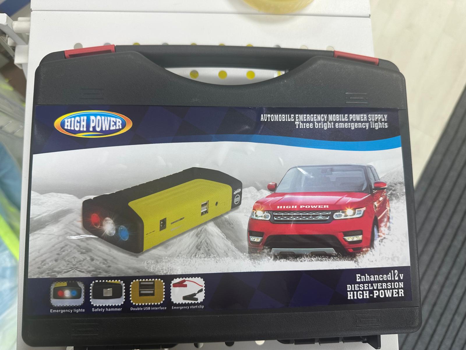 Avviatore Batteria Auto Starter Avviatore di Emergenza Motori