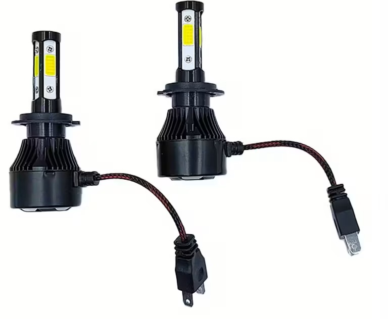 LED H4 Lampadine Auto Luce Bianca Brillante 55W - immagine 2